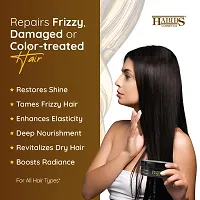 Habibs Post-Keratin mask for Volume Boost and Deep Conditioner for Dry Damaged Hair Hydrating Repair for Women and men Moisture Conditioning for Curly Hair Split Ends Sulfate Paraben Free 200ml-thumb3