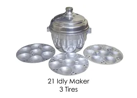 Aluminium Idly Maker ( 21 Pits )-thumb1