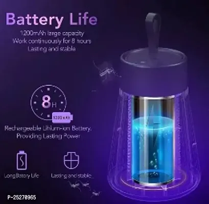 Mosquito Killer Lamp Trap Machine with UV LED Light Electric Shock Bug Zapper for Insects USB Powered (Mosquito Killer Machine)-thumb5