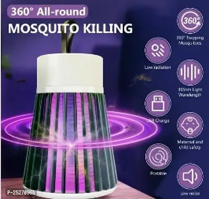 Mosquito Killer Lamp Trap Machine with UV LED Light Electric Shock Bug Zapper for Insects USB Powered (Mosquito Killer Machine)-thumb3