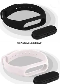 Black and White Combo LED SILICON STRAP LIKE SMART-thumb2