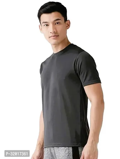 Stylish Polyester Tshirt For Men-thumb0