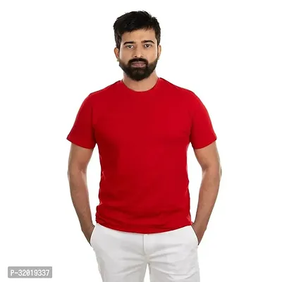 Stylish Polyester Tshirt For Men-thumb0