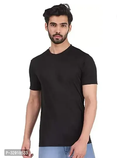 Stylish Polyester Tshirt For Men-thumb0