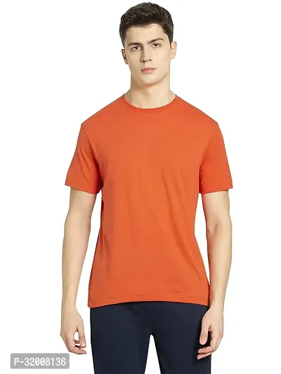 Stylish Polyester Solid Tshirt for Men-thumb0