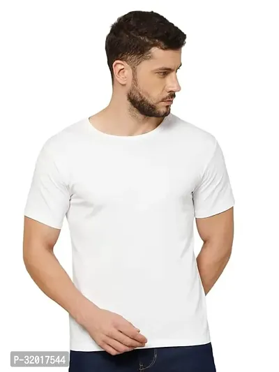 Stylish Polyester Tshirt For Men-thumb0