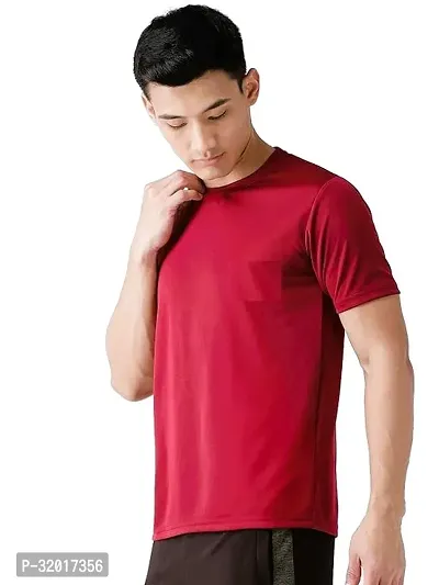 Stylish Polyester Tshirt For Men-thumb0