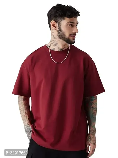 Stylish Polyester Tshirt For Men-thumb0