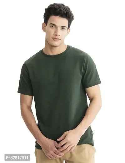 Stylish Polyester Tshirt For Men-thumb0