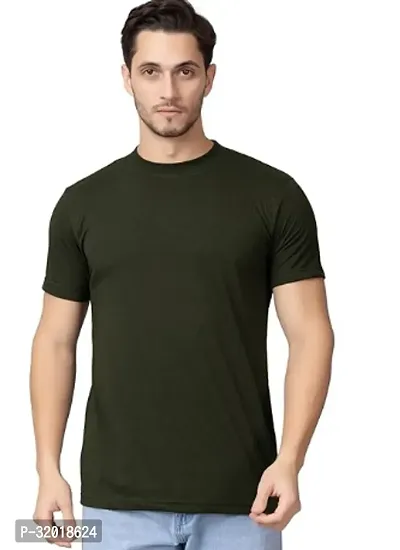 Stylish Polyester Tshirt For Men-thumb0