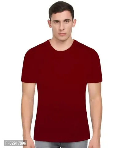 Stylish Polyester Tshirt For Men-thumb0