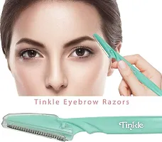 Tinkle razor for beautiful Eyebrows Face Razor for Women  Men - 6 Razors | Tinkle Razor Facial  Upper Lips Hair Removal, Eyebrow Shaper  Derma planning Tools-thumb3