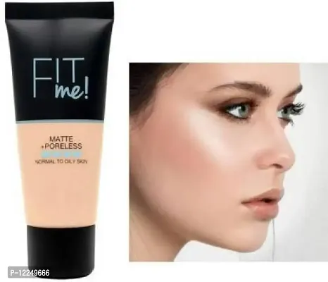 Beauty New Fit Me Matte+Poreless Liquid Tube Foundation Natural 100g-thumb0