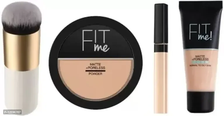 PROFECSSIONAL MAKEUP COMBO KIT FIT ME MATTE+PORELESS LIQUID TUBE FOUNDATION. FIT ME PRESSED POWDER COMPACT ( CAPPUCCINO, 8.5 G ) AND FIT ME CONCEALER (36 GOLDEN CARAMEL, 6.8 ML). MAKEUP COSMETIC FACE-thumb0