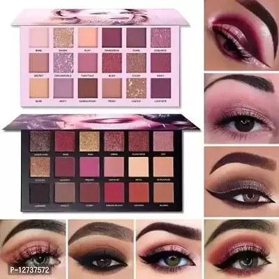 Nude Eye Shadow Palette and Rose Gold Eyeshadow 36 g  (Multicolour)