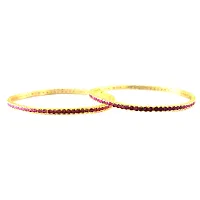 Red Stones Bangle for Women-thumb1