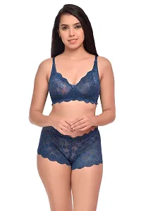 Stylish Multicoloured  Bra And Panty Set For Women Pack Of 3-thumb2