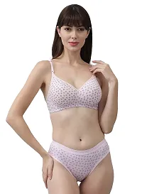 Stylish Multicoloured  Bra And Panty Set For Women Pack Of 3-thumb3