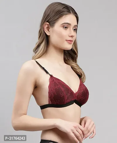 CUPSIN-Women Red,Maroon Net Bra Panty Set|Lingerie Set|Honeymoon Night Dress Wedding|Valentine Beautiful Gift for Girl|Bra Panty Set for Women with Sexy|Bra Panty Set for Women-thumb5