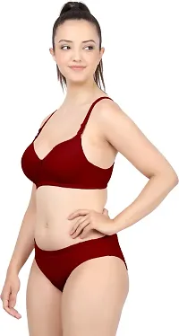 Stylish Multicoloured  Bra And Panty Set For Women Pack Of 2-thumb2