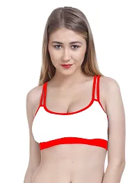 Women Cotton Bra Panty Set for Lingerie Set Pack of 3  Color : Red,Blue,Yellow-thumb4