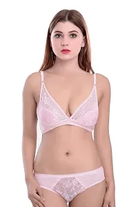 Stylish Multicoloured  Bra And Panty Set For Women Pack Of 2-thumb3