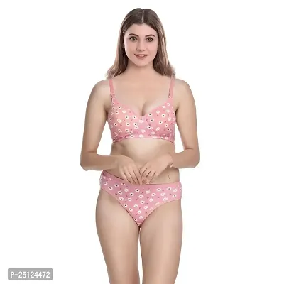 Stylish Multicoloured  Bra And Panty Set For Women Pack Of 2-thumb2