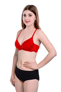 Stylish Multicoloured  Bra And Panty Set For Women Pack Of 2-thumb1