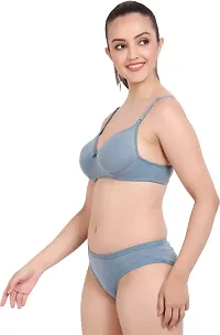 Stylish Multicoloured  Bra And Panty Set For Women Pack Of 2-thumb2