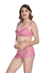 Stylish Multicoloured  Bra And Panty Set For Women Pack Of 2-thumb2