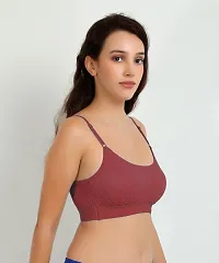 CUPSIN-Women Maroon,Green Cotton Bra Panty Set|Lingerie Set|Honeymoon Night Dress Wedding|Valentine Beautiful Gift for Girl|Bra Panty Set for Women with Sexy|Bra Panty Set for Women-thumb1