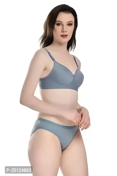 Stylish Multicoloured  Bra And Panty Set For Women Pack Of 2-thumb2