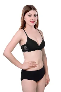 Stylish Multicoloured  Bra And Panty Set For Women Pack Of 2-thumb1