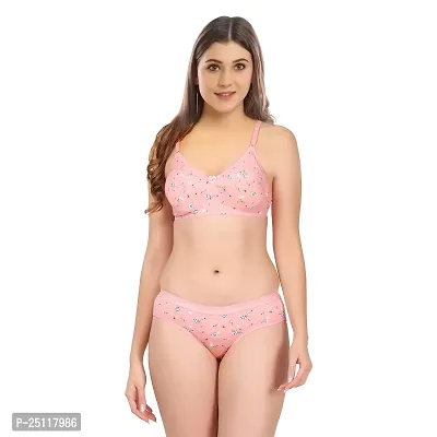 Stylish Multicoloured  Bra And Panty Set For Women Pack Of 3-thumb2