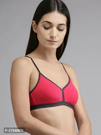 Stylish Multicoloured Cotton Solid Bras For Women-thumb2