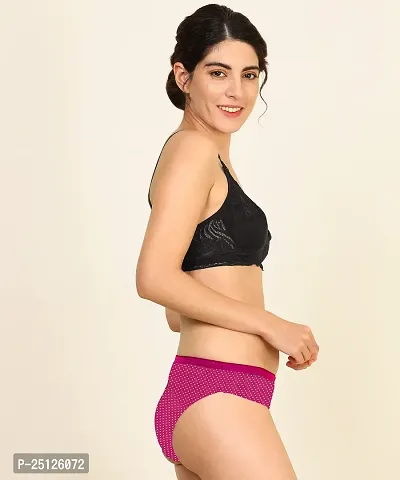 Stylish Multicoloured  Bra And Panty Set For Women Pack Of 2-thumb2