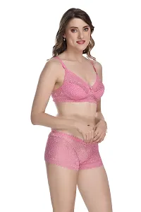 Stylish Multicoloured  Bra And Panty Set For Women Pack Of 2-thumb1