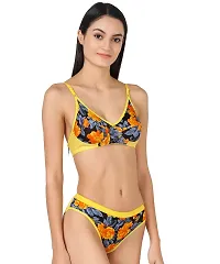 Stylish Multicoloured  Bra And Panty Set For Women Pack Of 2-thumb1