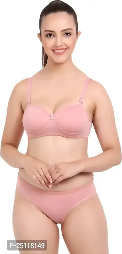 Stylish Multicoloured  Bra And Panty Set For Women Pack Of 3-thumb4