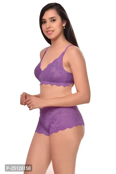 Stylish Multicoloured  Bra And Panty Set For Women Pack Of 2-thumb4