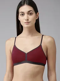 Stylish Multicoloured Cotton Solid Bras For Women-thumb4