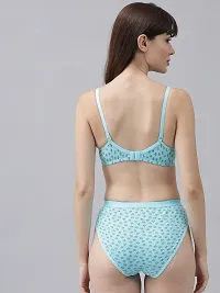 Stylish Blue  Bra And Panty Set For Women-thumb3