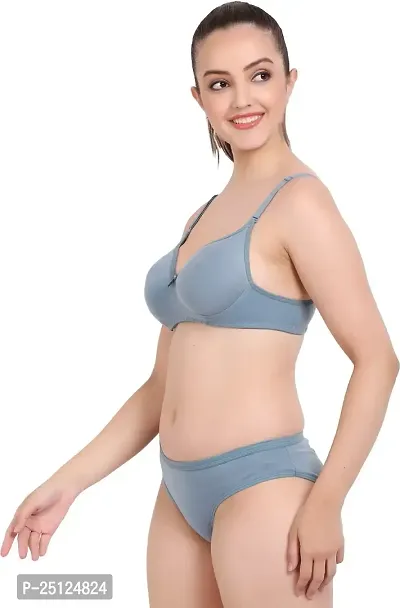 Stylish Multicoloured  Bra And Panty Set For Women Pack Of 2-thumb3