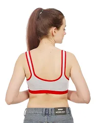 Stylish Red Cotton Solid Bras For Women-thumb3