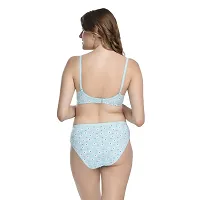 Stylish Blue  Bra And Panty Set For Women-thumb3