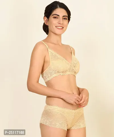 Stylish Multicoloured  Bra And Panty Set For Women Pack Of 3-thumb2