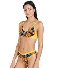 Stylish Multicoloured  Bra And Panty Set For Women Pack Of 2-thumb2