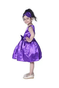 Wish Little Baby Girls Satin Mini Frock Dress (WLT-234_10-11 Year Purple Kidswear)-thumb3