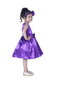 Wish Little Baby Girls Satin Mini Frock Dress (WLT-234_10-11 Year Purple Kidswear)-thumb2