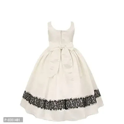Ripening Baby Girls White Satin Round Neck Sleeveless Maxi Dress (BRP-171_4-5Yrs)-thumb2